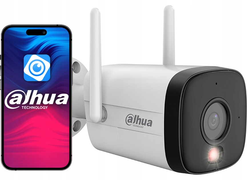 WiFi kamera 5MPx Dahua IPC-HFW1539DTK1P-SW-PV-0280B Detekcia Sd Mikrofón