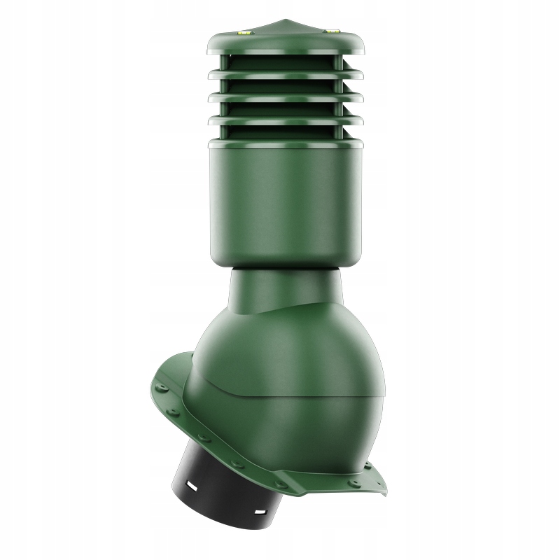 Větrací komín Smartline profil A fi 125 mm, zateplený, zelený