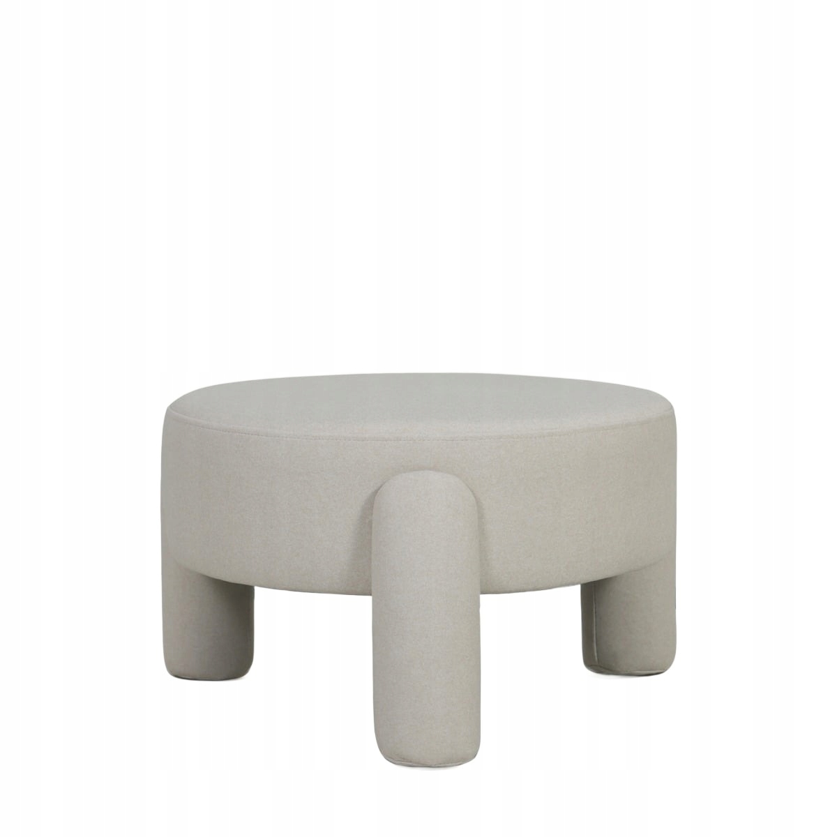 Taburet Ollera v ecru látce 65x65x36 cm Homla