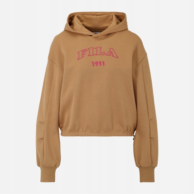Fila Mikina s s kapucí krátká FAW0634-70029 L Tmavě béžová L
