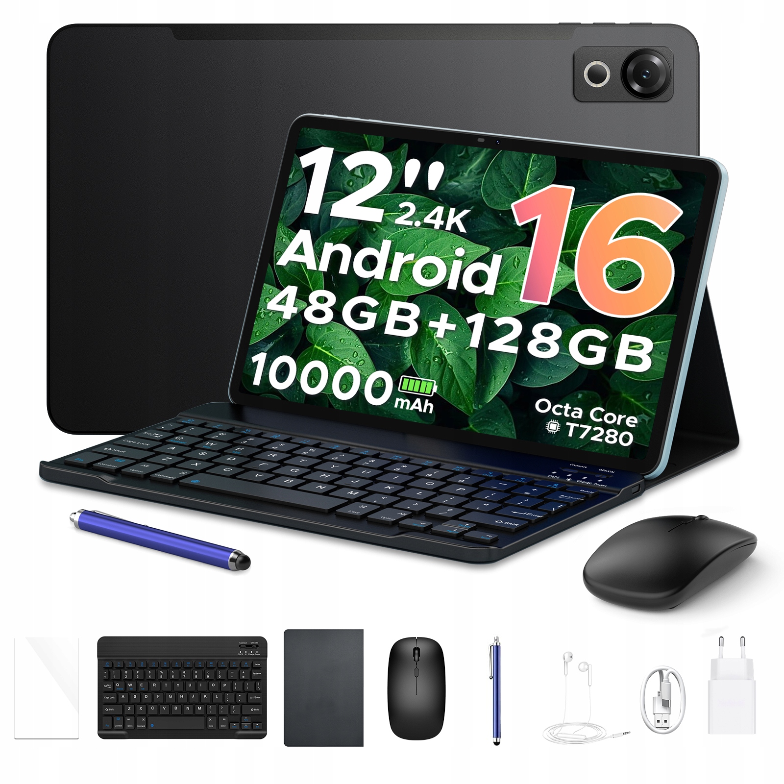 Tablet pro děti 12" Aorlym AP12 48+128GB 10000mAh/5G WIFI/Android 16/2.4K