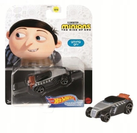 

Hot wheels Samochodziki Minionki Młody Gru