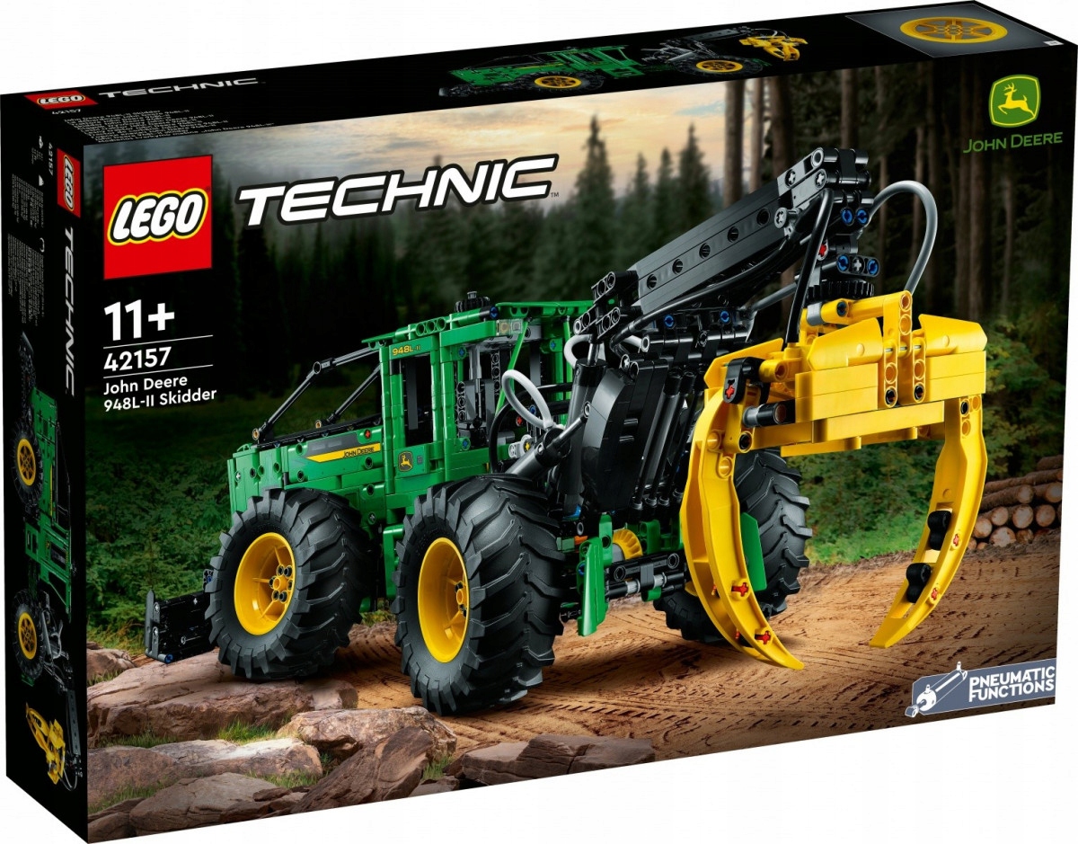 Lego Technic 42157 Lesnický traktor John Deere 948L-II