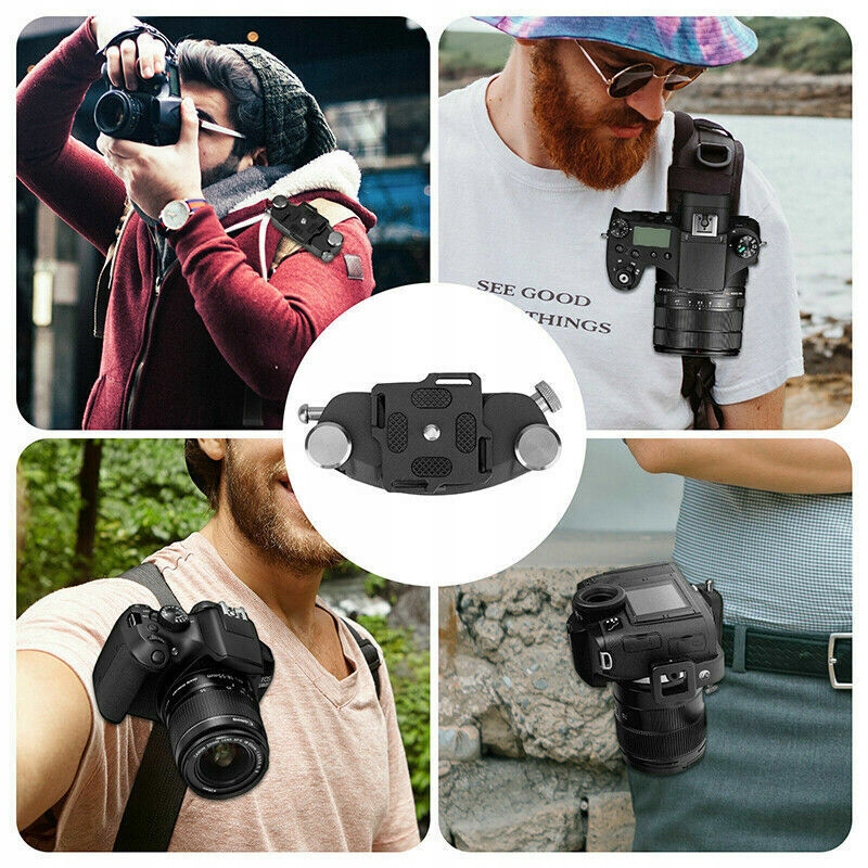 KLIPS MOCOWANIE UCHWYT NA PASEK DO APARAT DSLR 1/4 Kod producenta PH0598BKLK