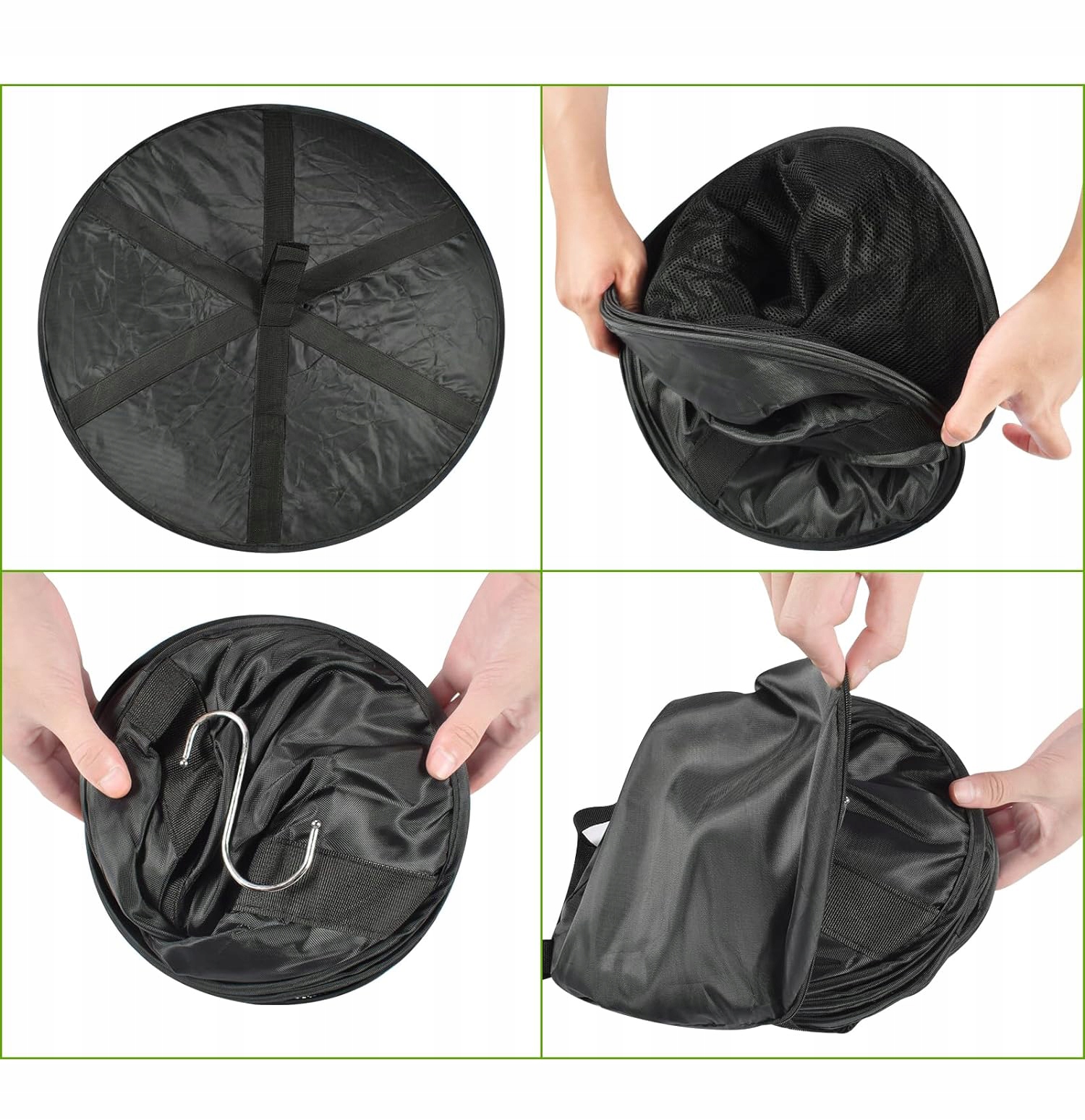 4 WARSTWY SKŁADANY WIESZAK DO SUSZENIA ZIÓŁ ROŚLINNA MIĘSA KWIATÓW 60X80CM Długość 80 cm