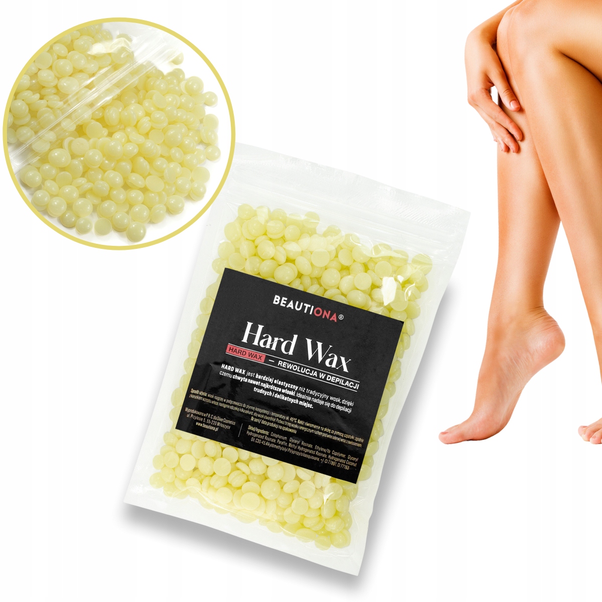 

Wosk Twardy Do Depilacji Miodowy W Dropsach 100g