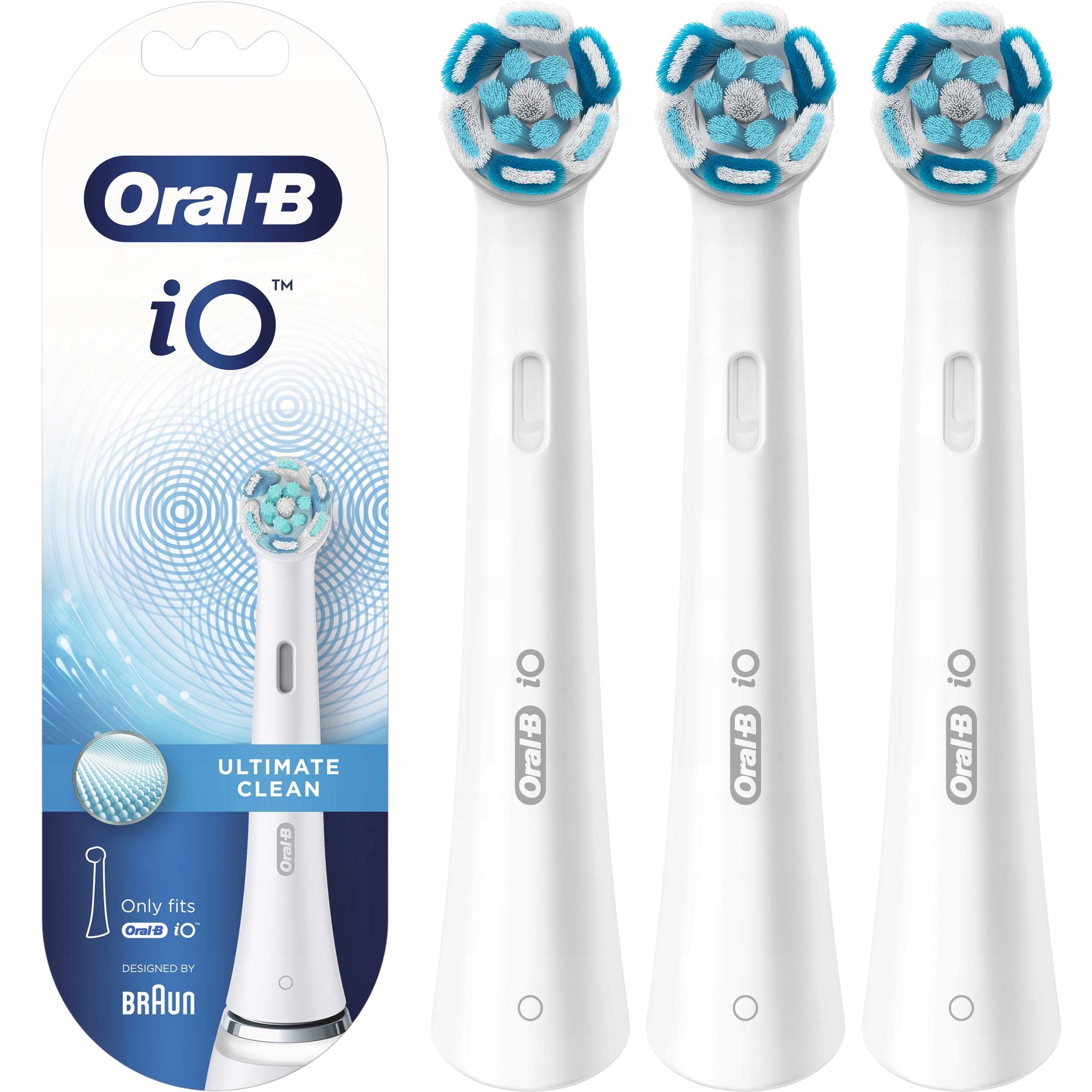

Oryginalne Końcówki Oral-B iO Ultimate Clean 3 szt