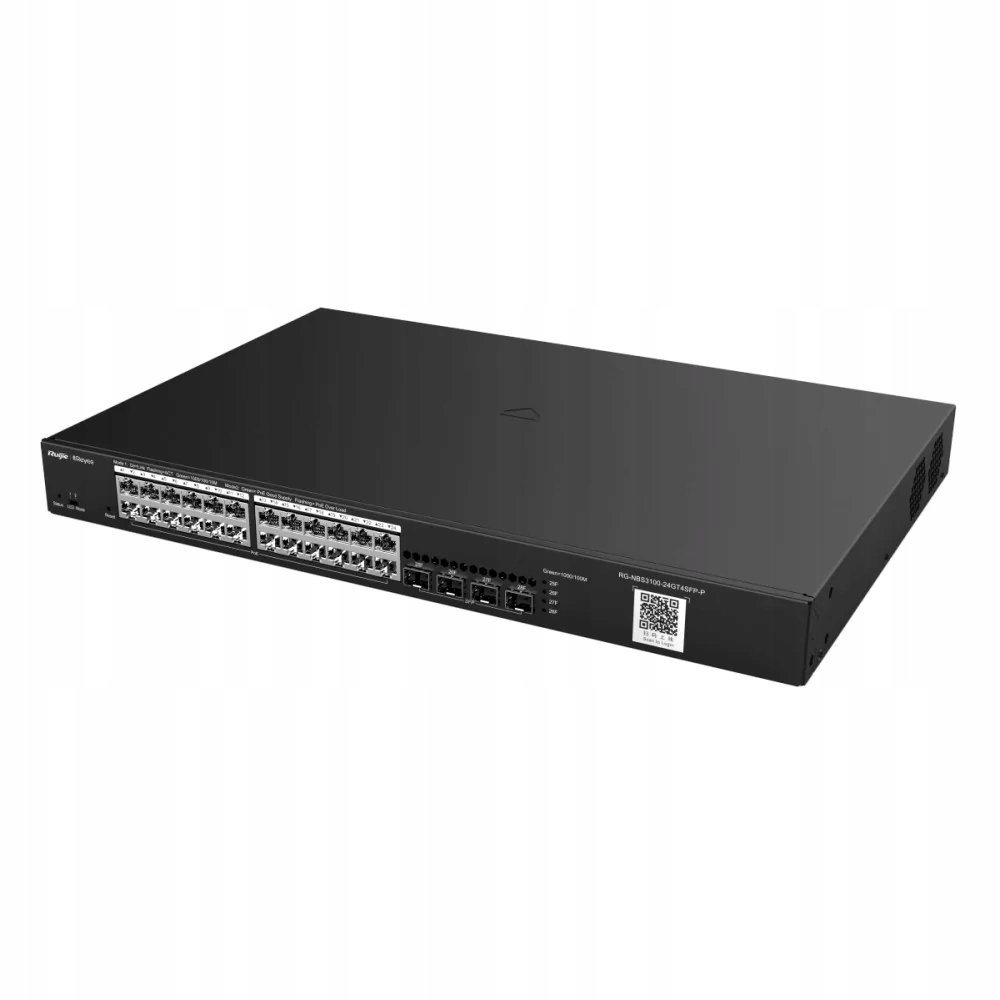 Spravovateľný Prepínač Reyee RG-NBS3100-24GT4SFP-P, 28-PORTOVÝ, Rack, 4X Sfp