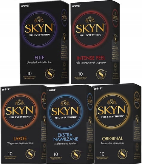 

Unimil Skyn Zestaw MIX Elite Intense Large 50 szt