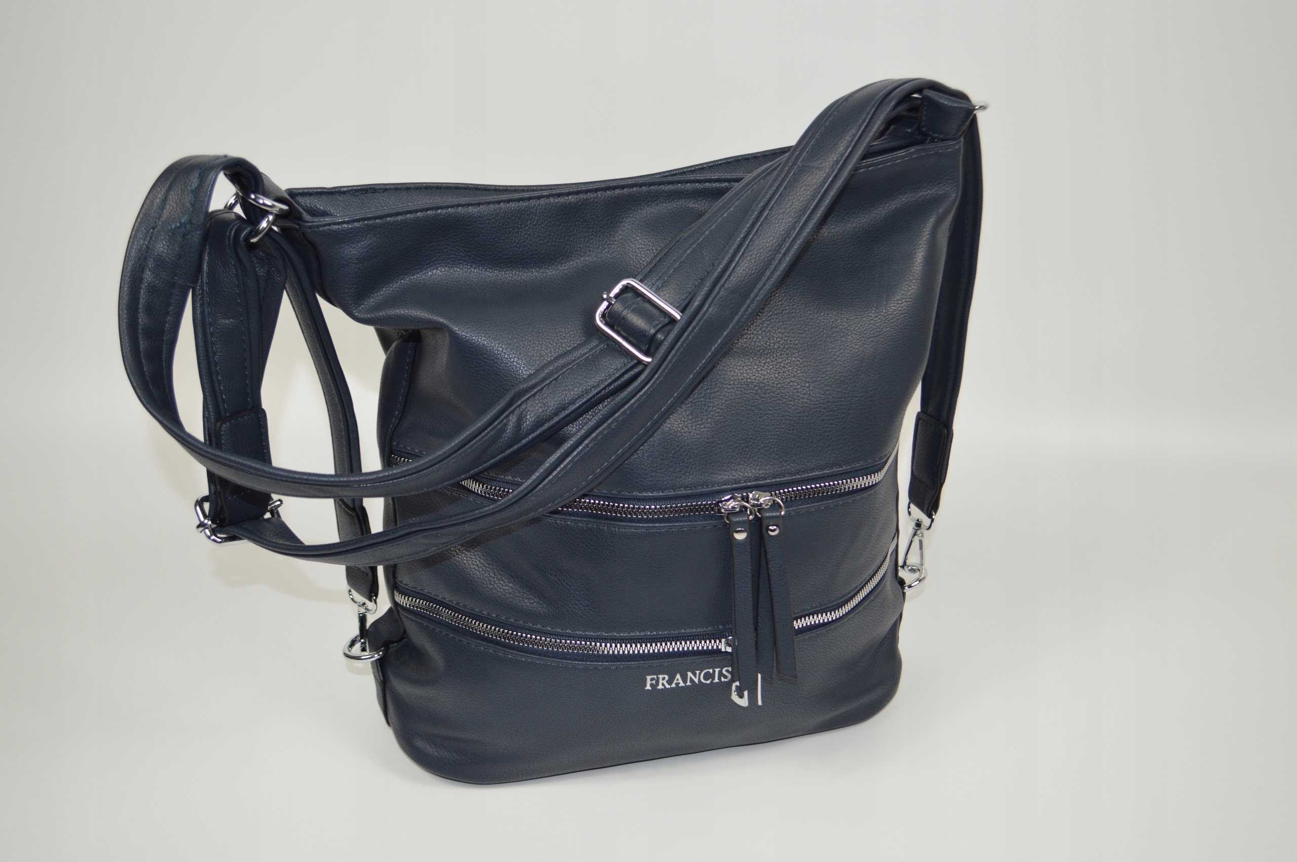 DUŻA POJEMNA TOREBKA DAMSKA LISTONOSZKA WOREK TORBO-PLECAK Marka inna