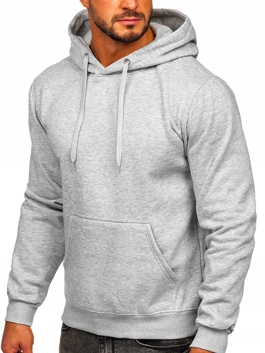 

Bluza Męska Z Kapturem Jasnoszara 2009 DENLEY_2XL