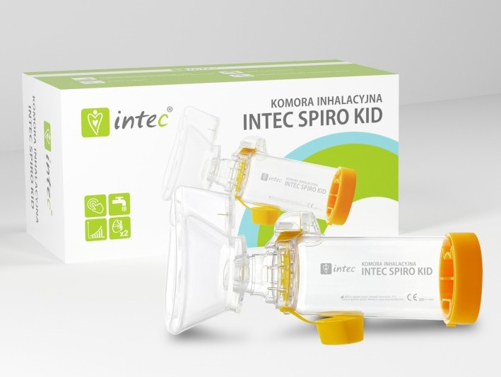 

Komora tuba inhalacyjna 2 maseczki Intec Spiro Kid