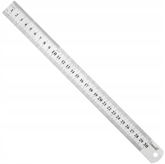 PRZYMIAR LINIOWY 300 mm LINIJKA STALOWA Kod producenta CON-MRS-1030