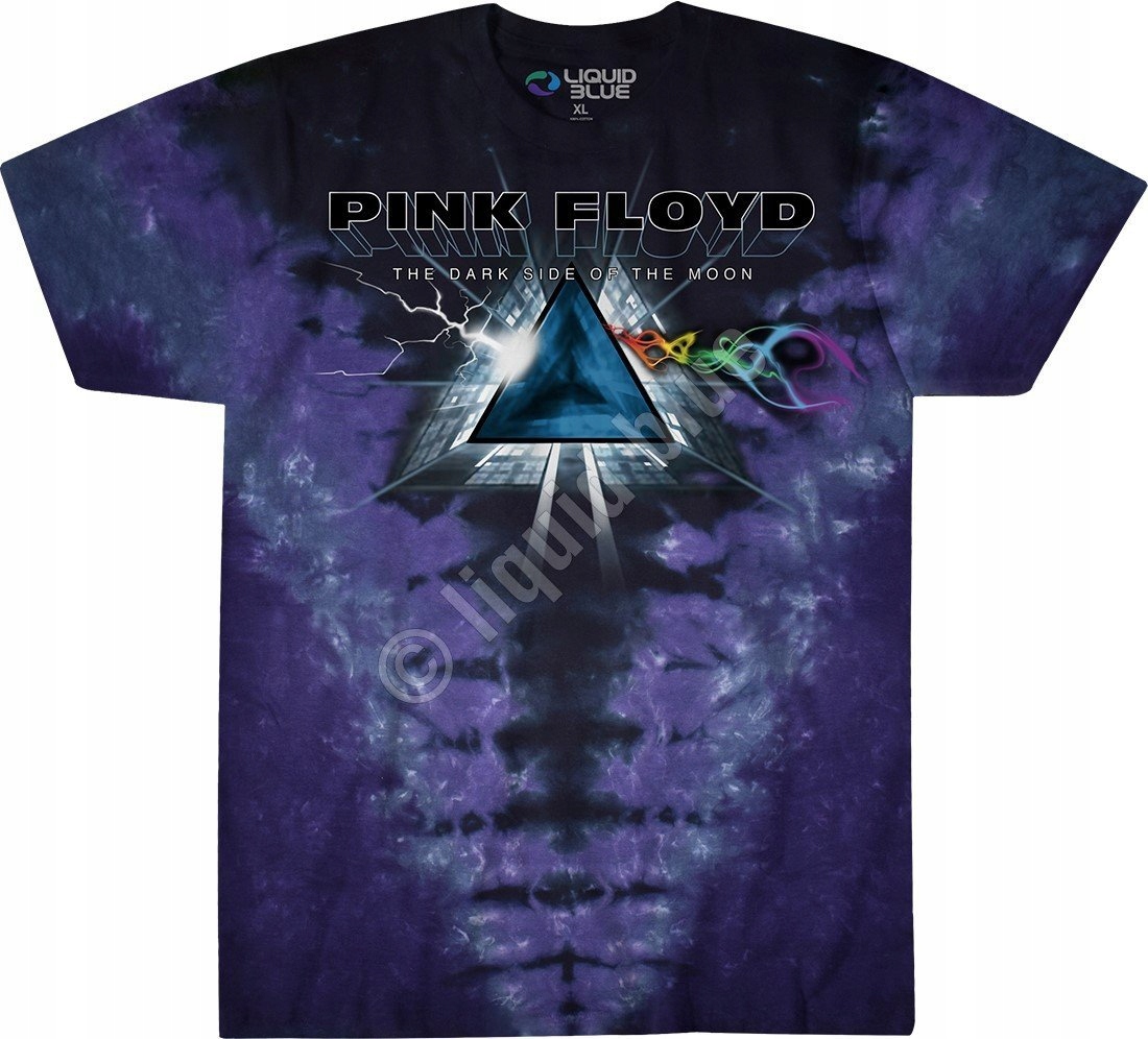 Pink Floyd Dark Side Vortex Liquid Blue L