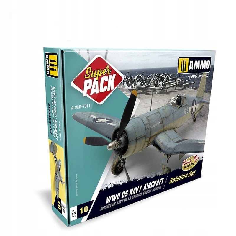 Ammo Mig 7811 Sada na weathering Wwii Us Navy Aircraft Solution Set
