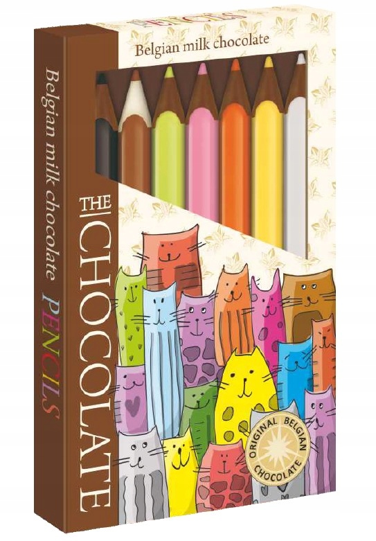 3x čokoládové figurky T-Severka pastelky 100 g 7 ks