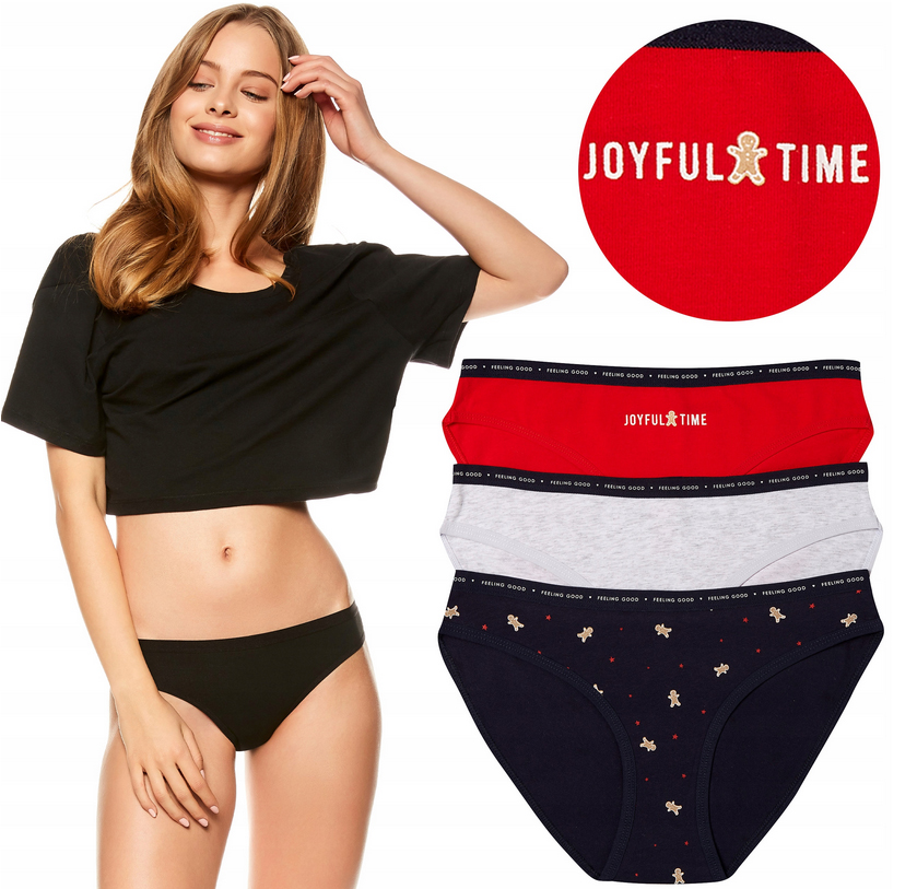 HENDERSON & ESOTIQ FIGI MAJTKI DAMSKIE K065 3-PAK M