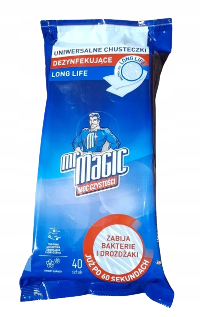 

Chusteczki nawilżane włóknina Mr. Magic 40szt