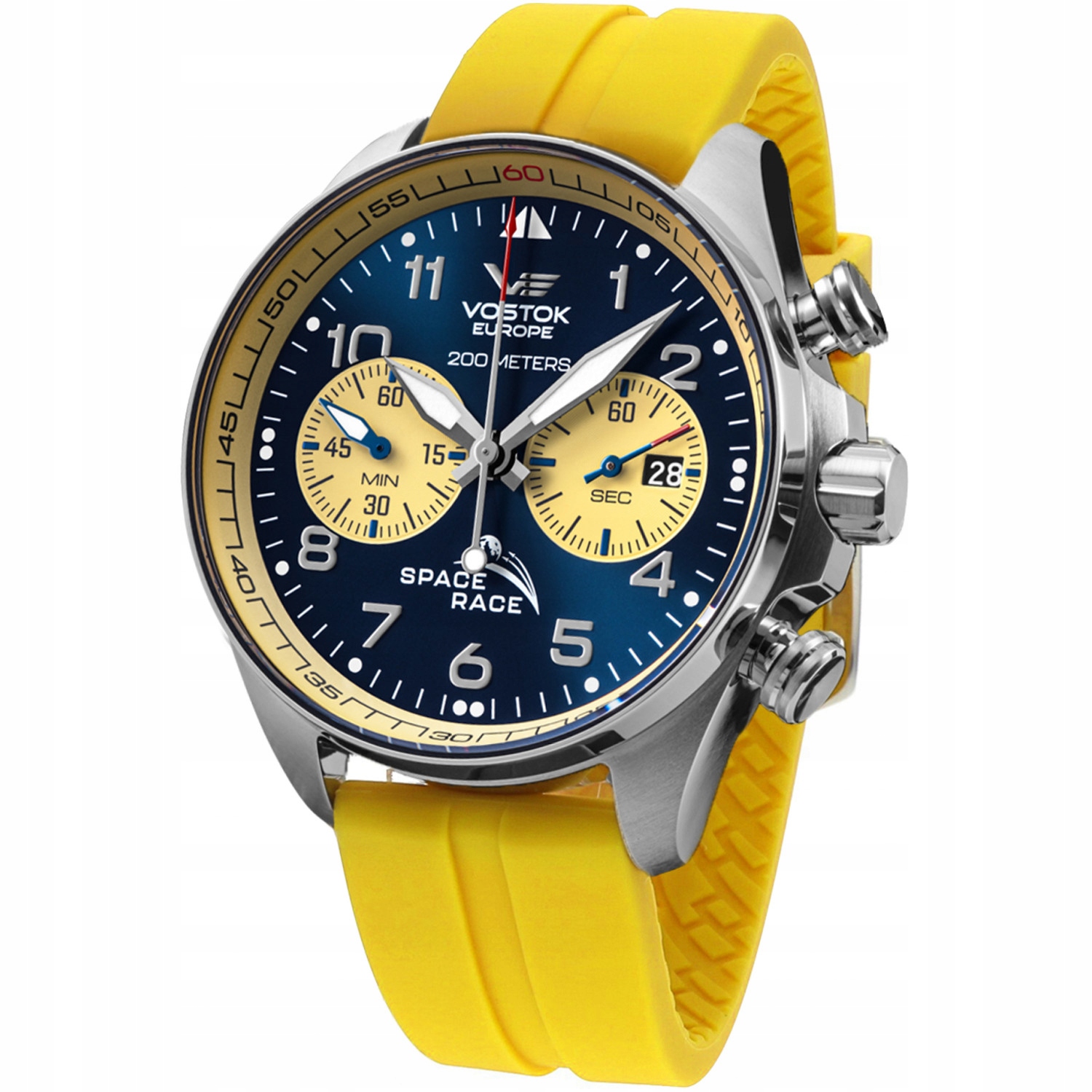 Pánské Hodinky Vostok Europe 6S21-325A667SY žluté