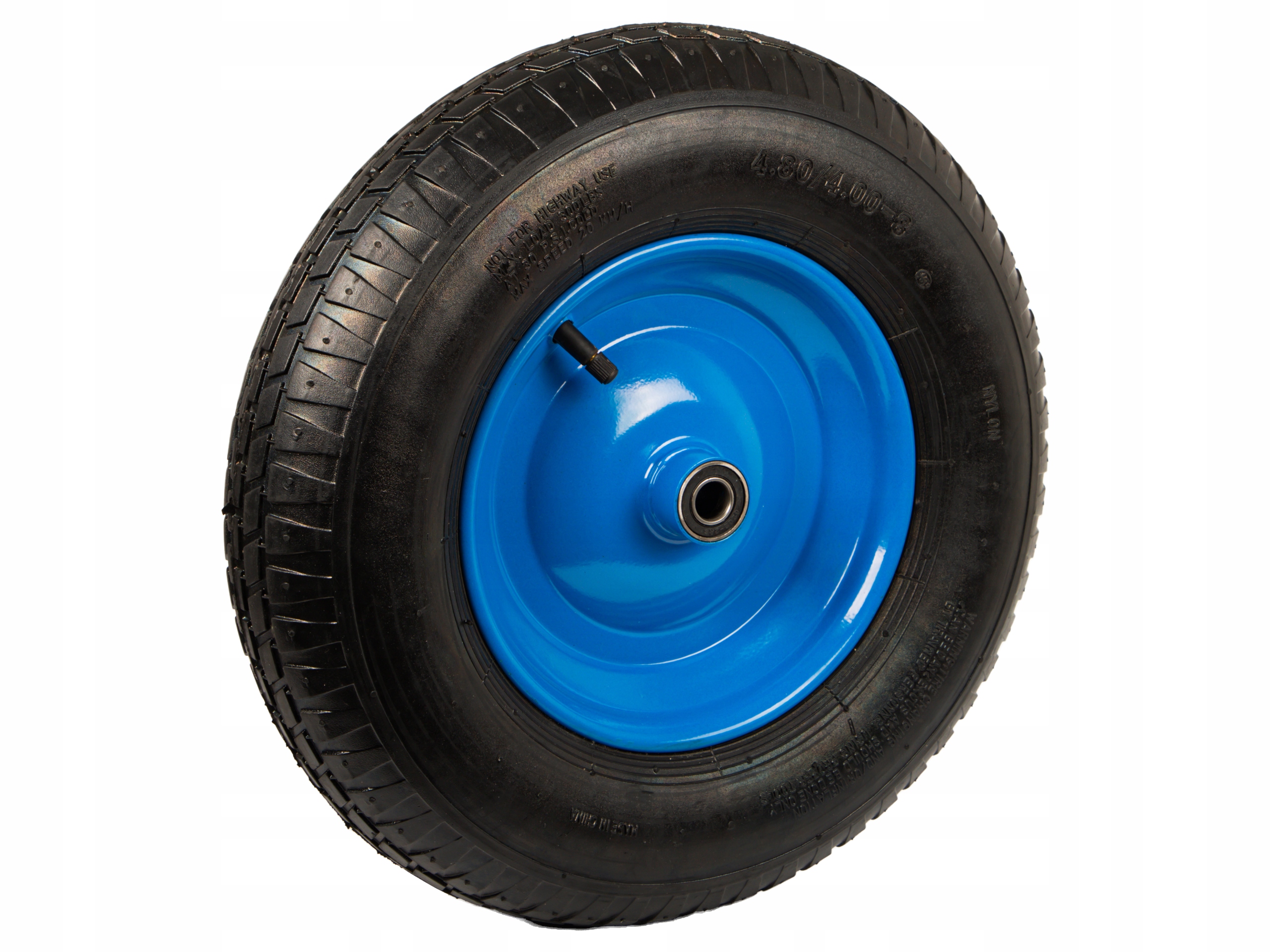 KOŁO DO TACZKI WÓZKA PLATFORMY DĘTKA fi 16 390x92 4,80/4 210KG POMPOWANE Marka Prolech