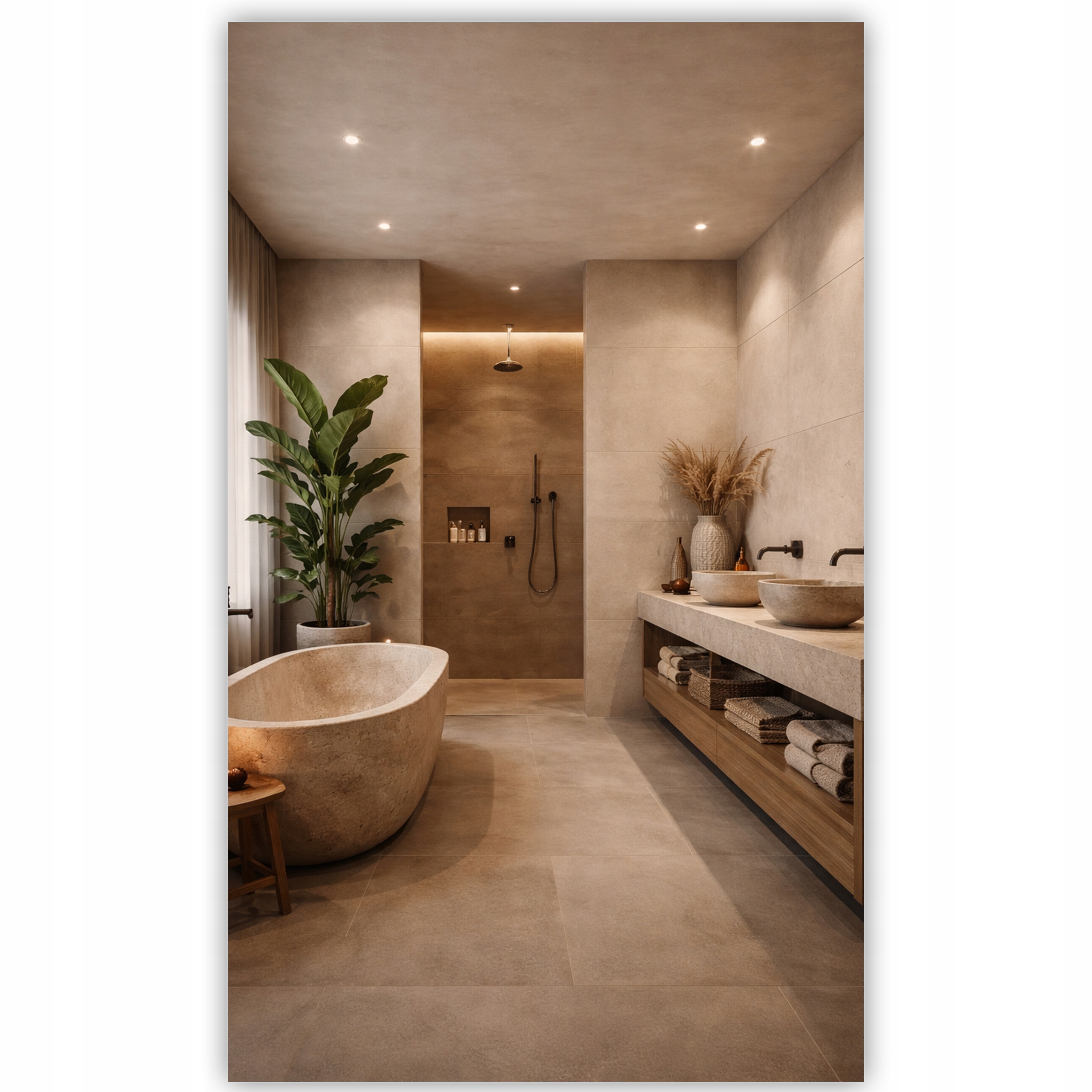 Lustro Led Podświetlane 60x80 Prostokątne Łazienkowe Do Salonu Przedpokoju