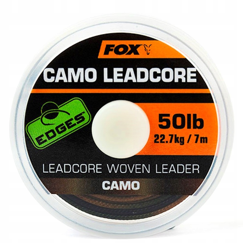 Plecionka Przyponowa Fox Edges Camo Leadcore 50lb 7m Na Przypony Karpiowe