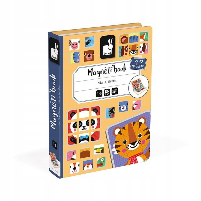 

Magnetyczna układanka Zwierzątka Janod Magnetibook