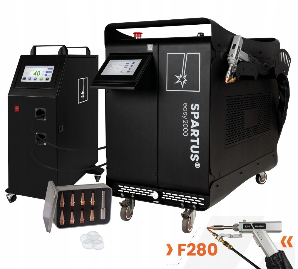 Spawarka Laserowa Spartus Easy 2000 Z Podwójnym Podajnikiem Drutu Laser
