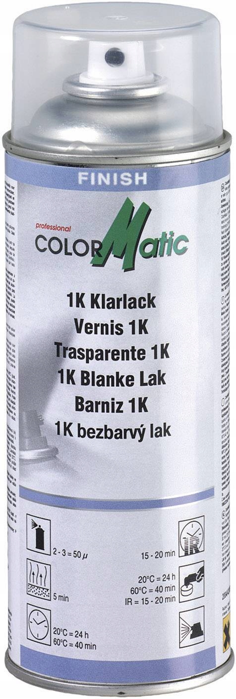 ColorMatic акриловый прозрачный лак 1K spray 400