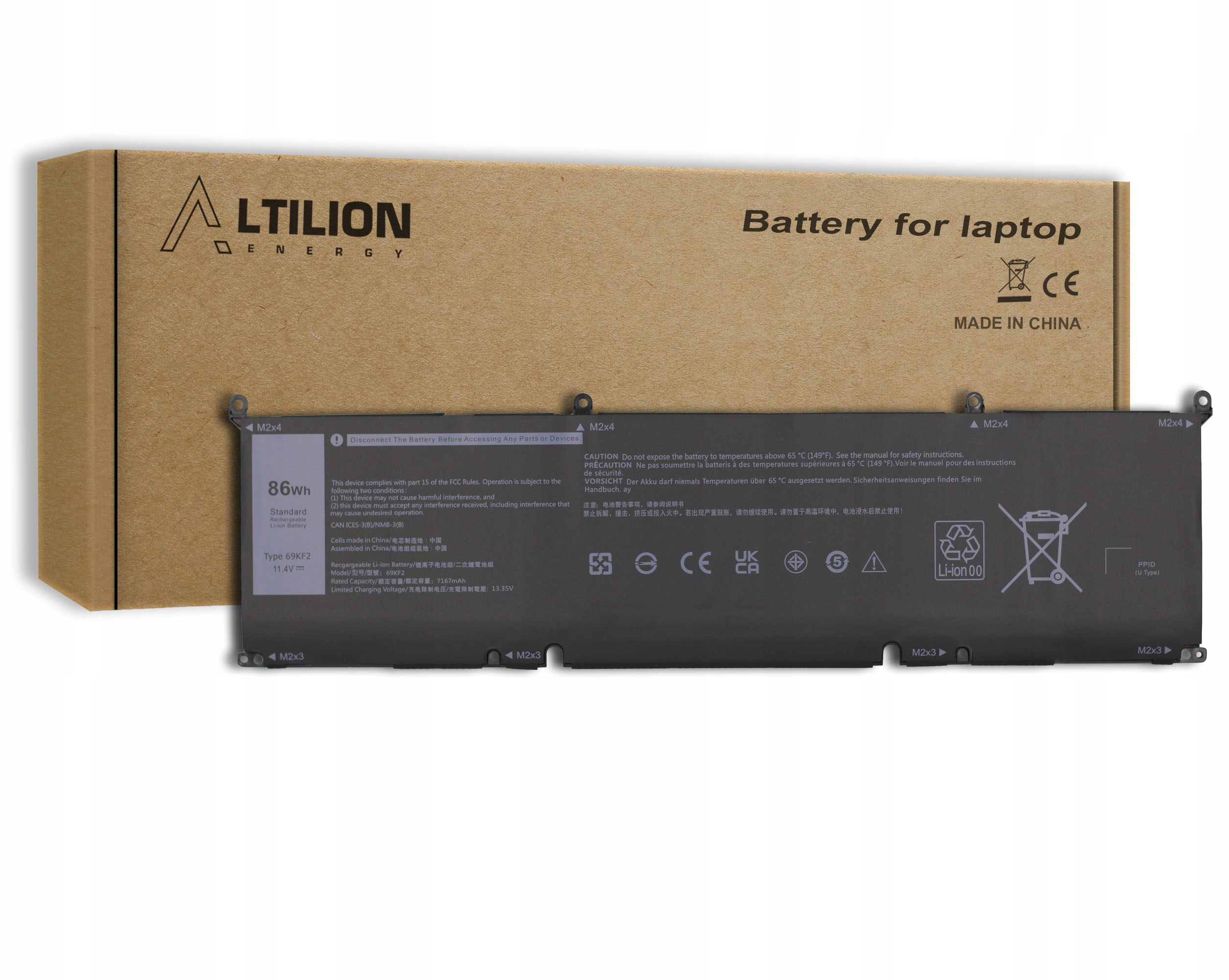 Batéria 69KF2 8FCTC pre Dell Precision 5550 Xps 9500 9510 M17 M15 R3 R4