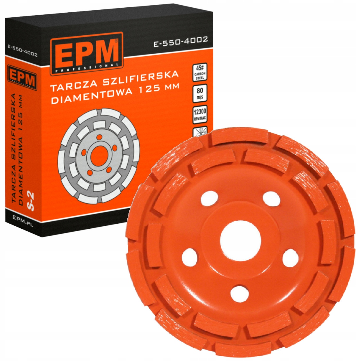 Tarcza Diamentowa 125mm do Szlifowania Czyszczenia