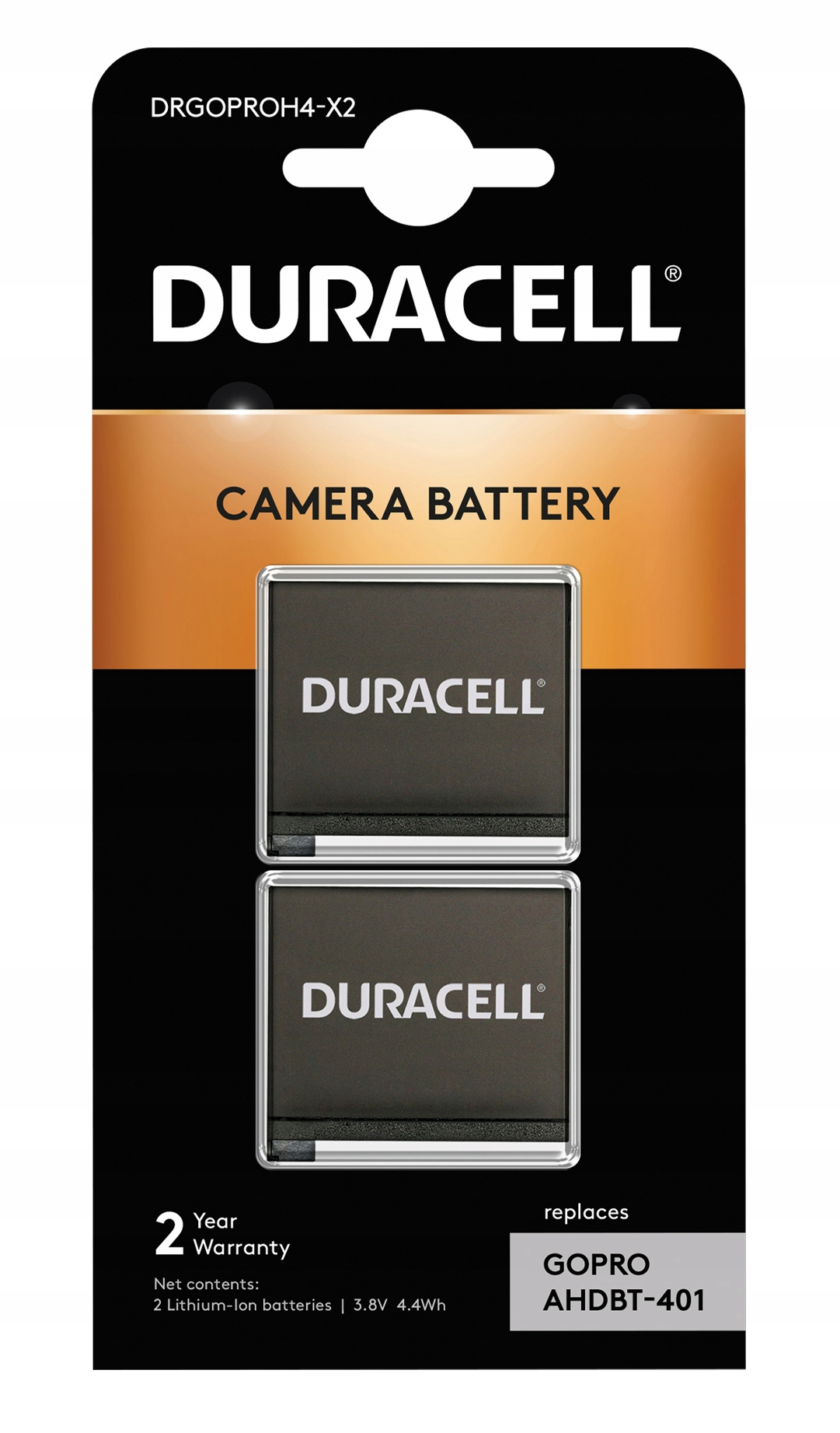 

2x Bateria Duracell AHDBT-401 do GoPro Hero 4