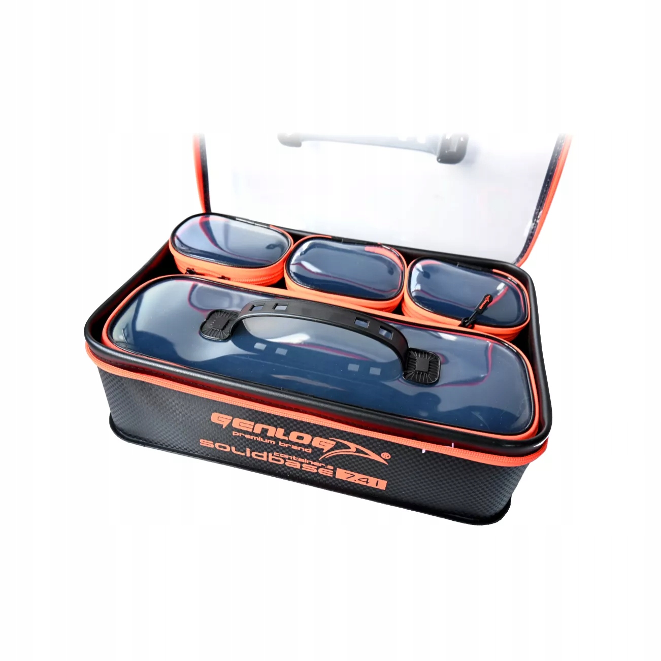 Zestaw Pudełko Torba Genlog Solid Base Carbon C-37x25x8+4 czarny