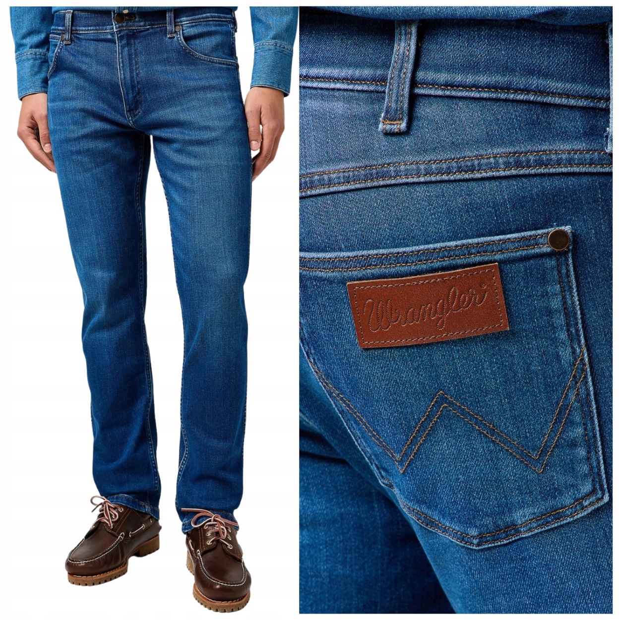 Wrangler Greensboro Dandelion Free To Stretch džínové kalhoty W42 L34
