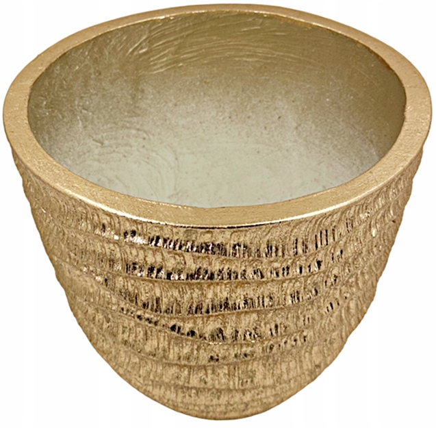 OSŁONKA DONICA 32CM GOLD DONICZKA 2020-19-M Marka Madex