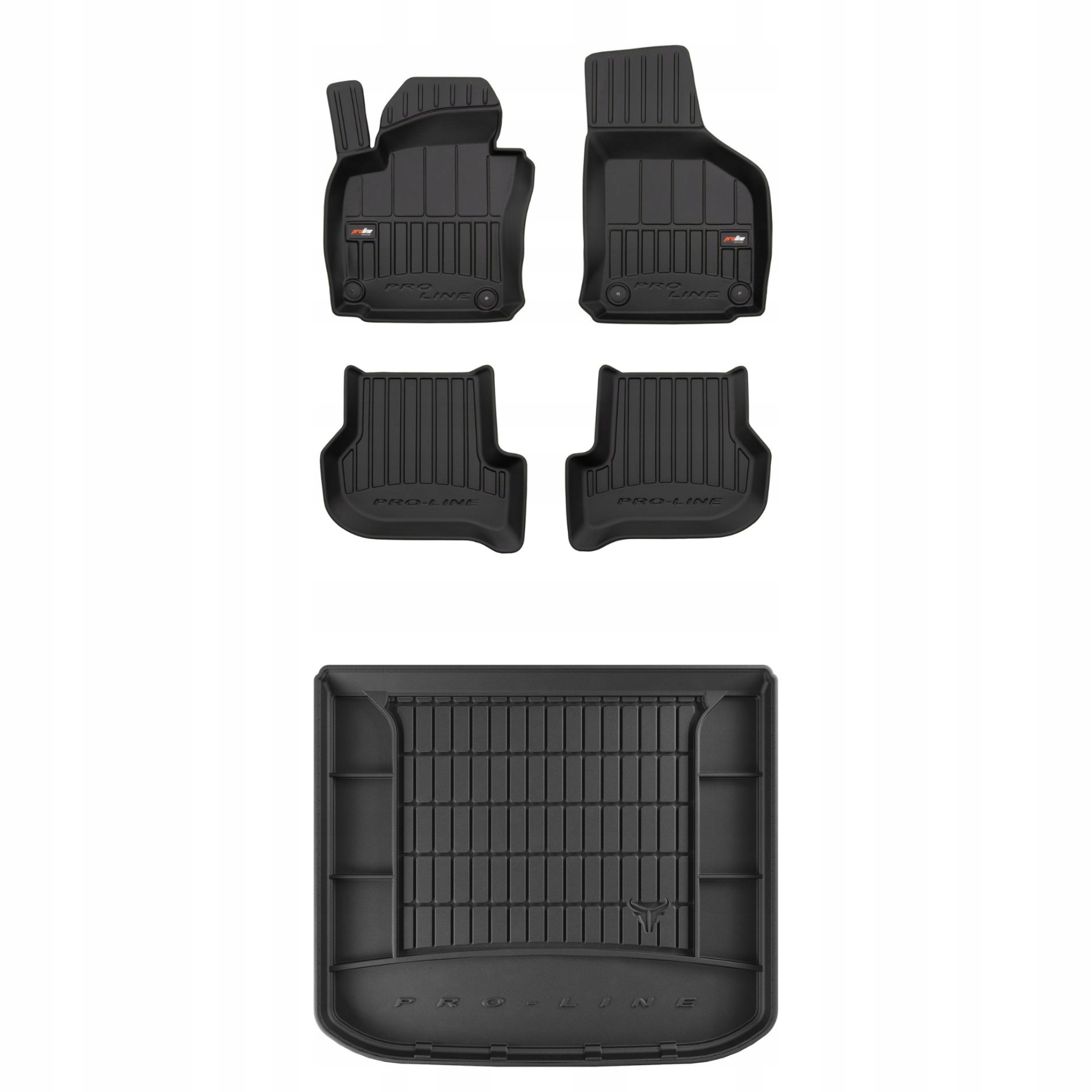 Sada gumových kobercov a rohoží pre Seat Toledo III 2004-2009