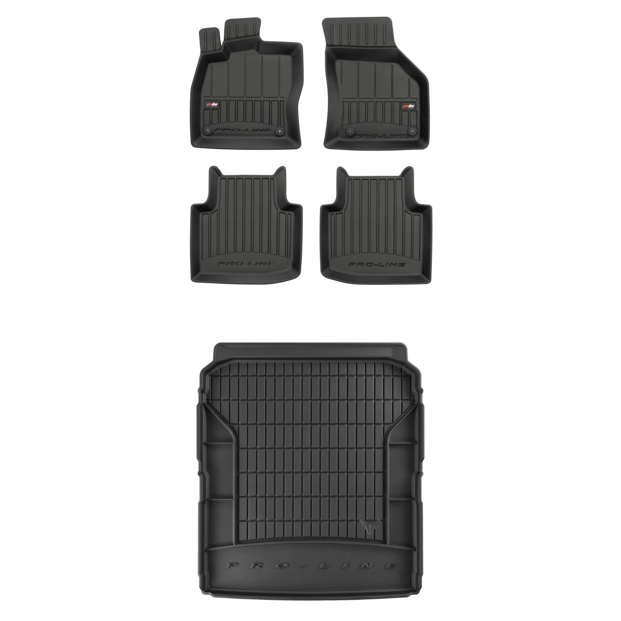 Sada gumových kobercov a rohoží pre Škoda Superb III