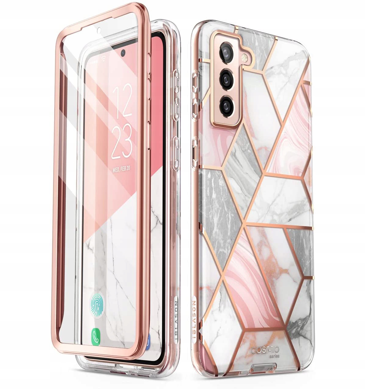 

Supcase Etui Case Z Powłoką Marmur Do Galaxy S22