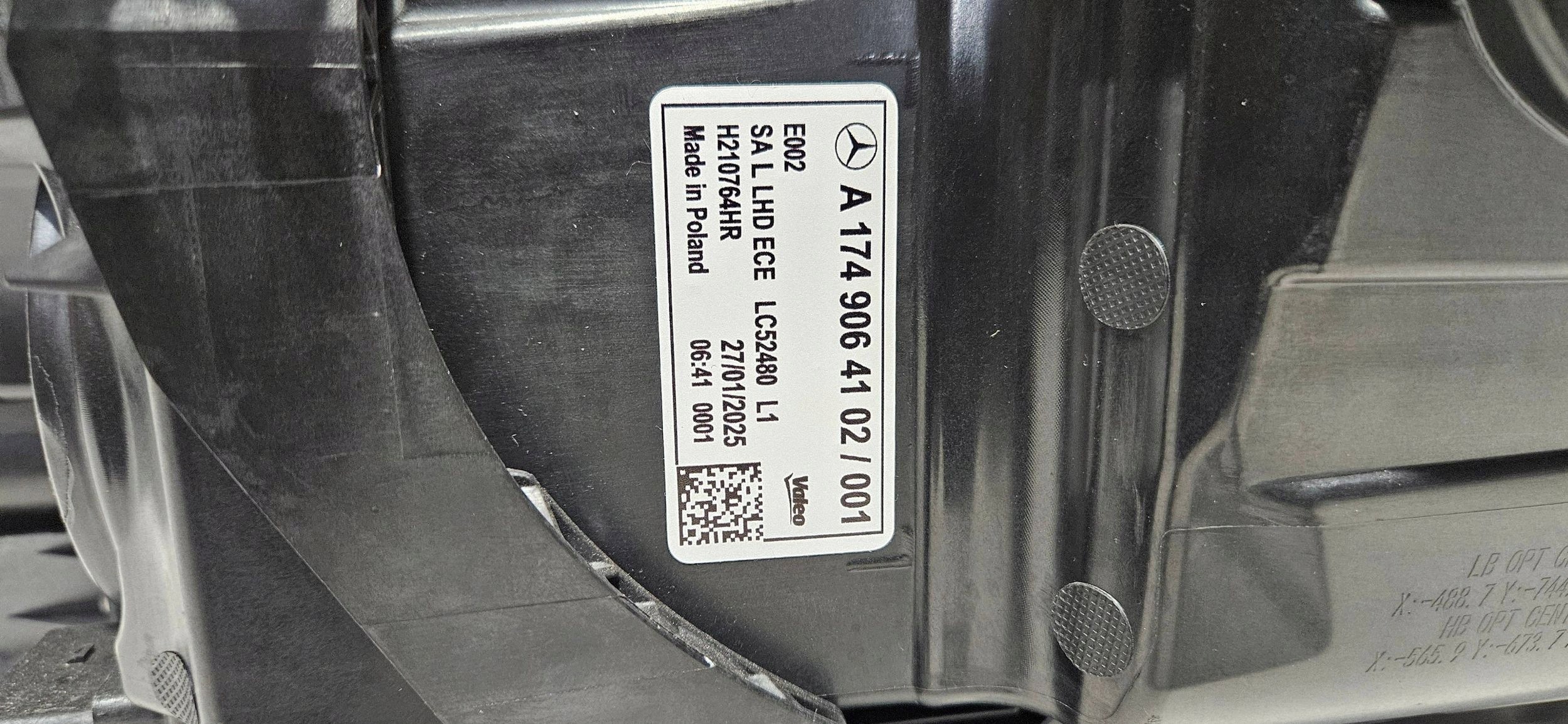 light left front FULL LED MERCEDES CLA A174 25- MULTIBEAM original