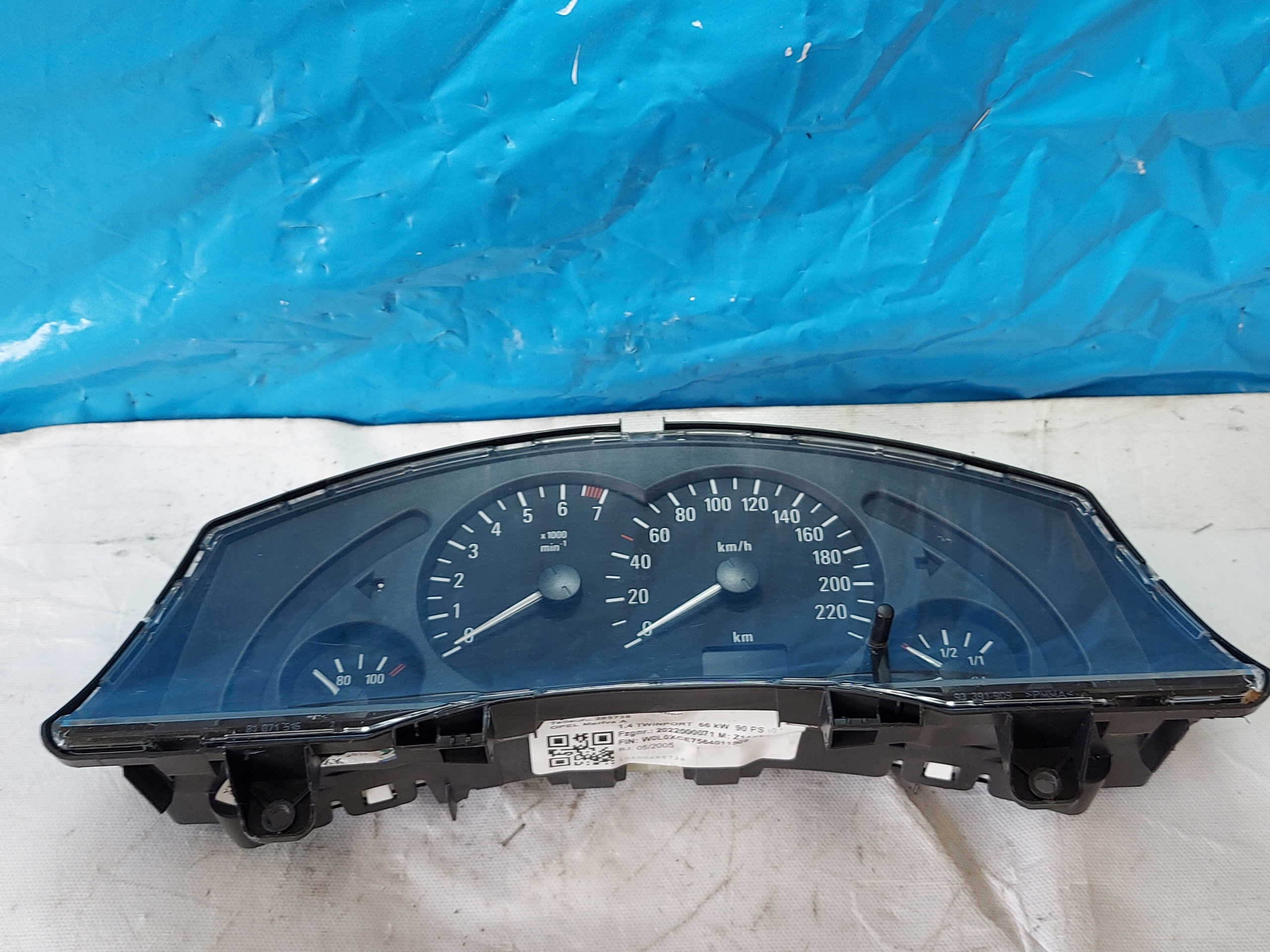 dials clock MERIVA A 1.4 B 13173376XK