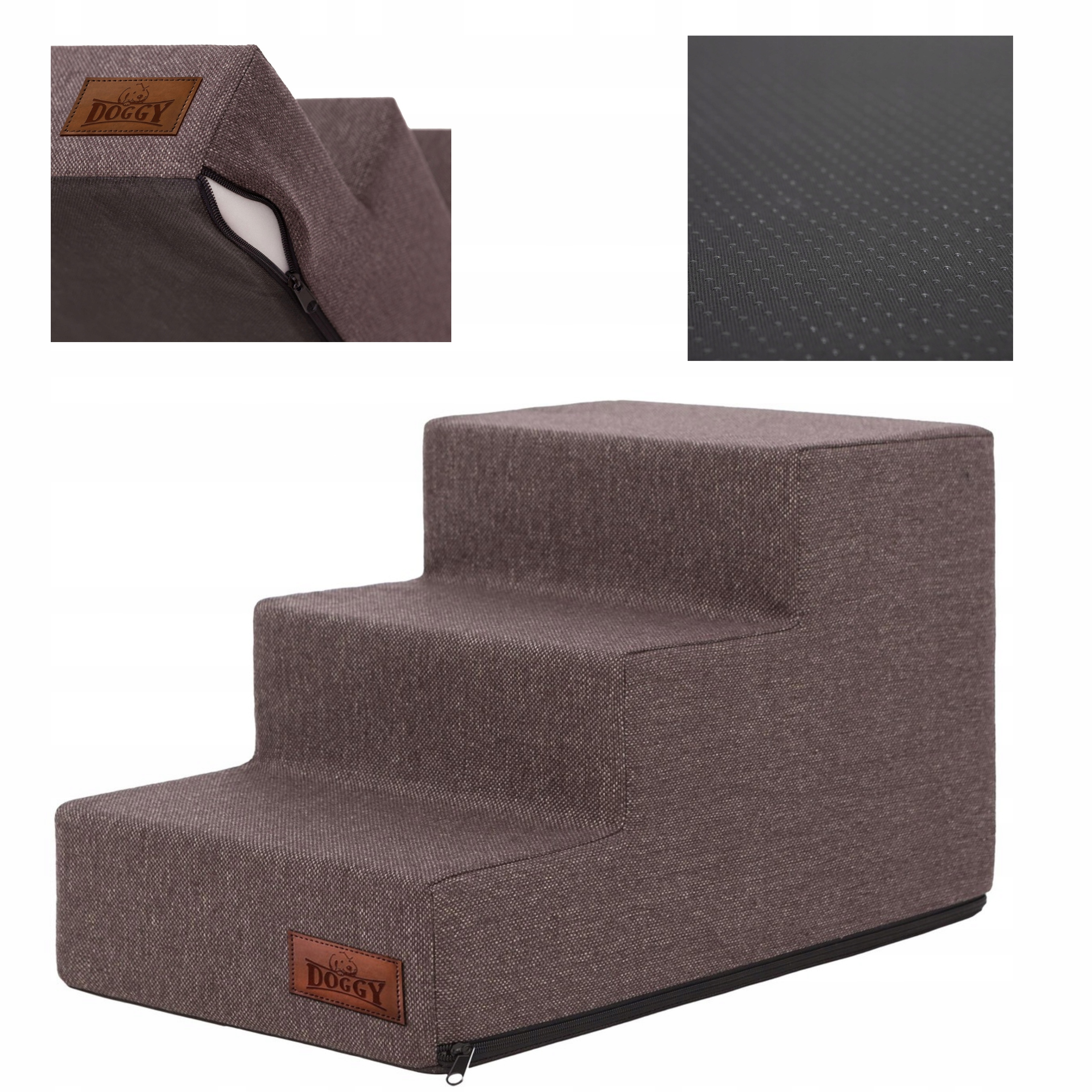 Levně Schody pro psa a kočku – rampa plošina 3 stupně 30 cm schody pro zvířata