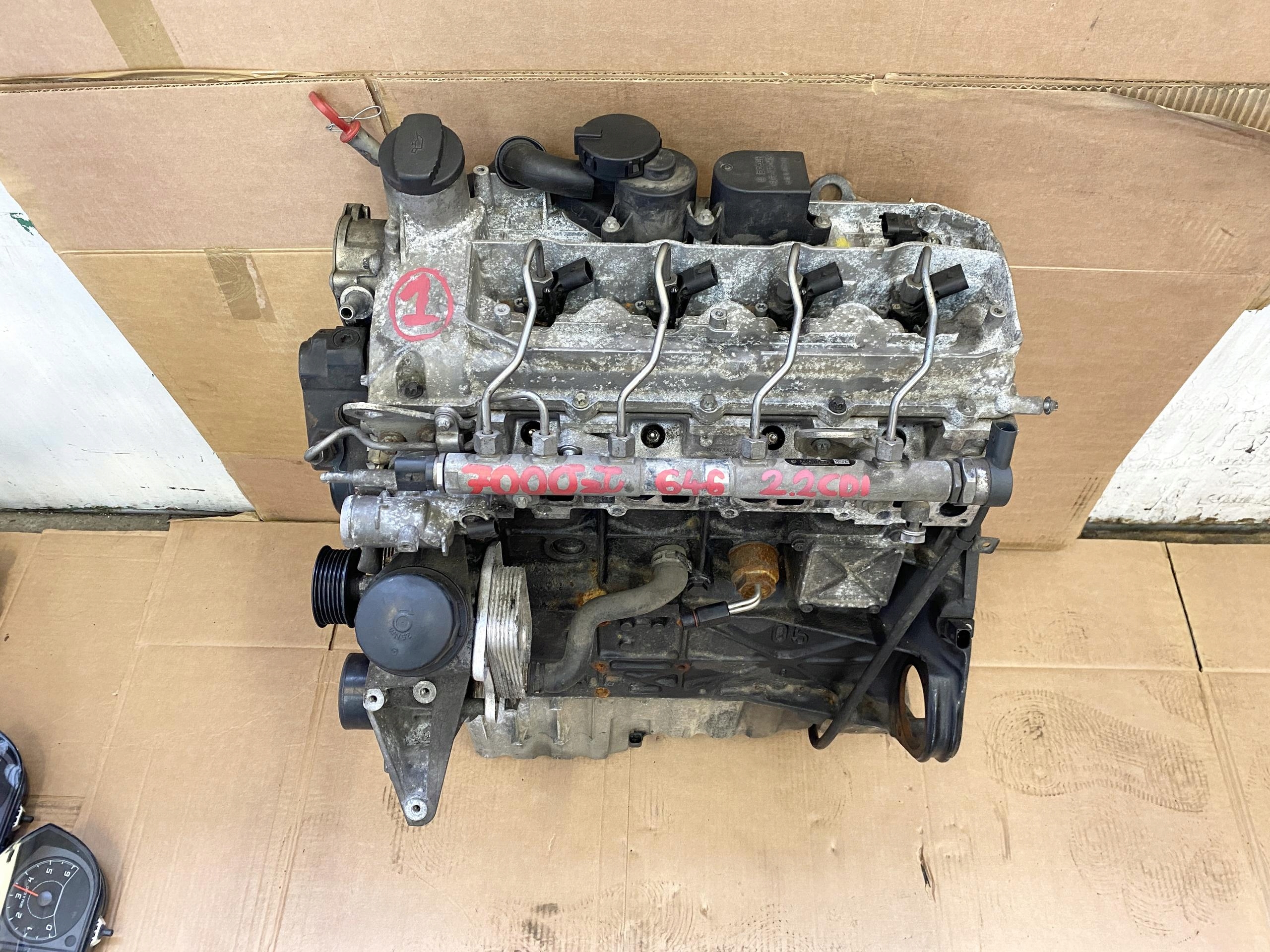 Sprinter 906 2.2 CDI 06- engine 646 demontaz
