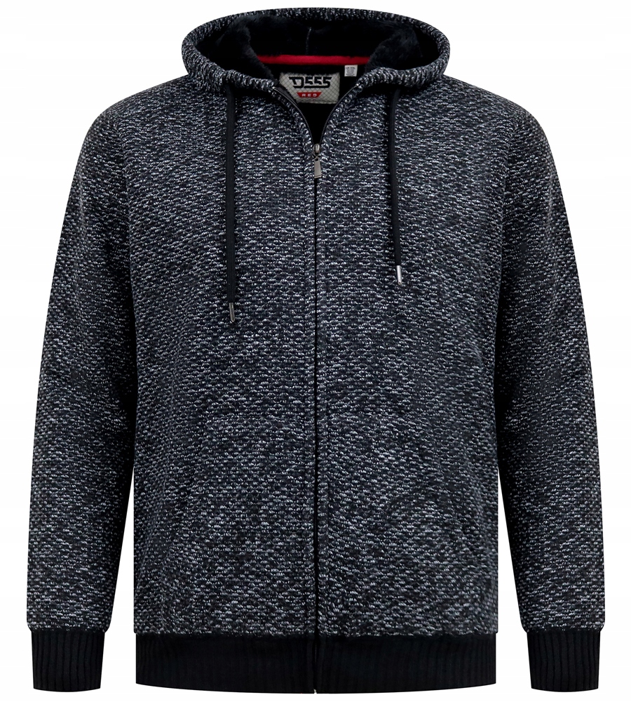 Duke D555 Velké Rozměry Silná Teplá Mikina S Beránkem Sherpa 5XL 168 cm