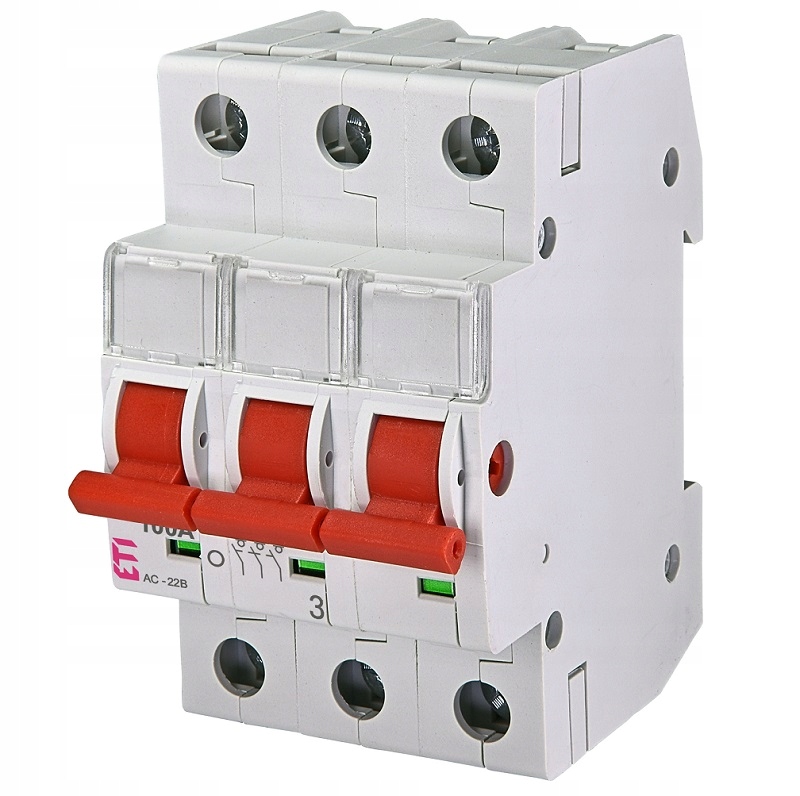

Rozłącznik izolacyjny 3P 100A SV3100 modułowy Eti
