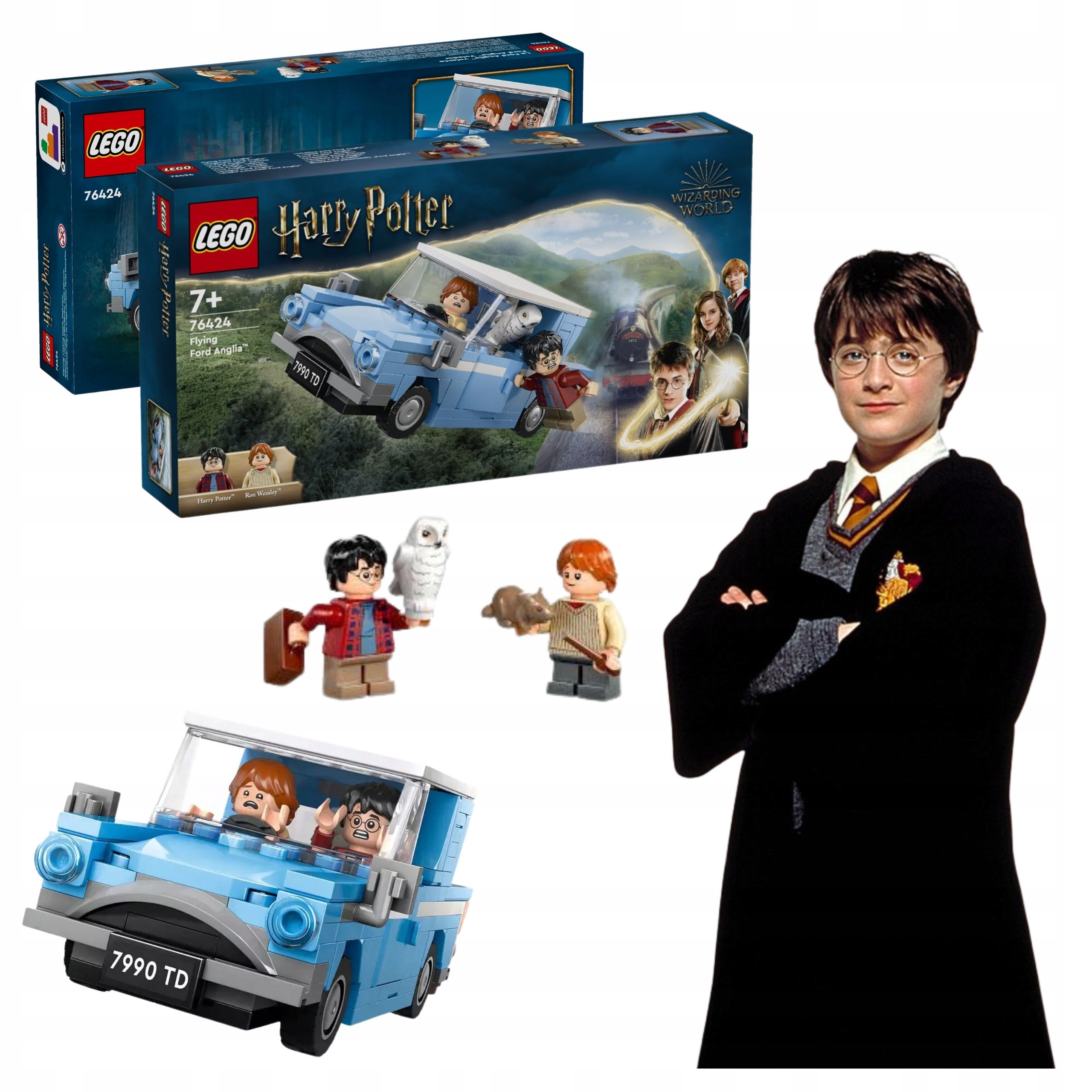 Lego Harry Potter Latający Ford Anglia Klocki Zestaw Z Filmu Hogwart