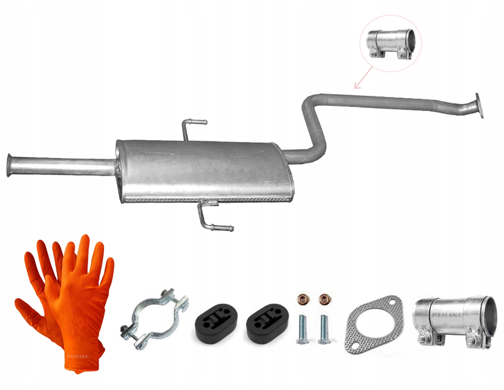 Hyundai Elantra 1.6 16V 66kW (2002-12/2005) Tlumič Oe 2870017300