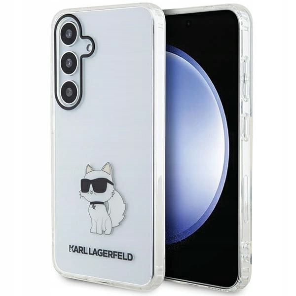 Pouzdro Karl Lagerfeld IML Choupette pro Samsung Galaxy S24 průhledné