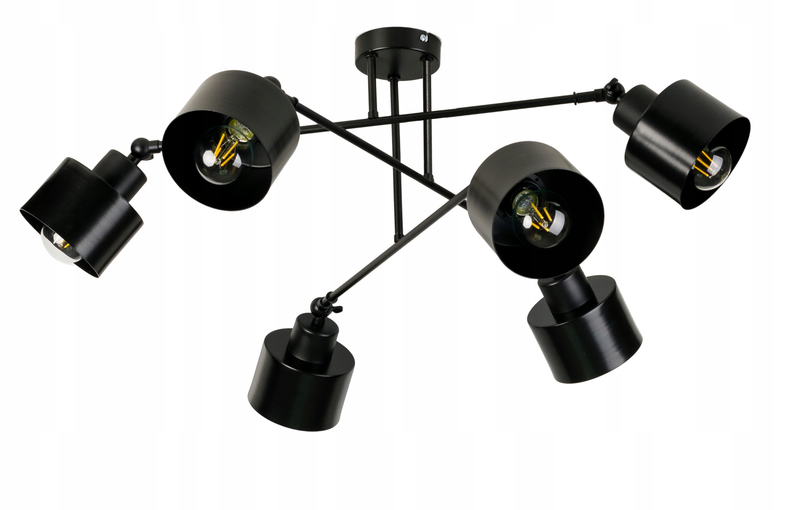 Regulovateľná stropná lampa Loft Metal 6