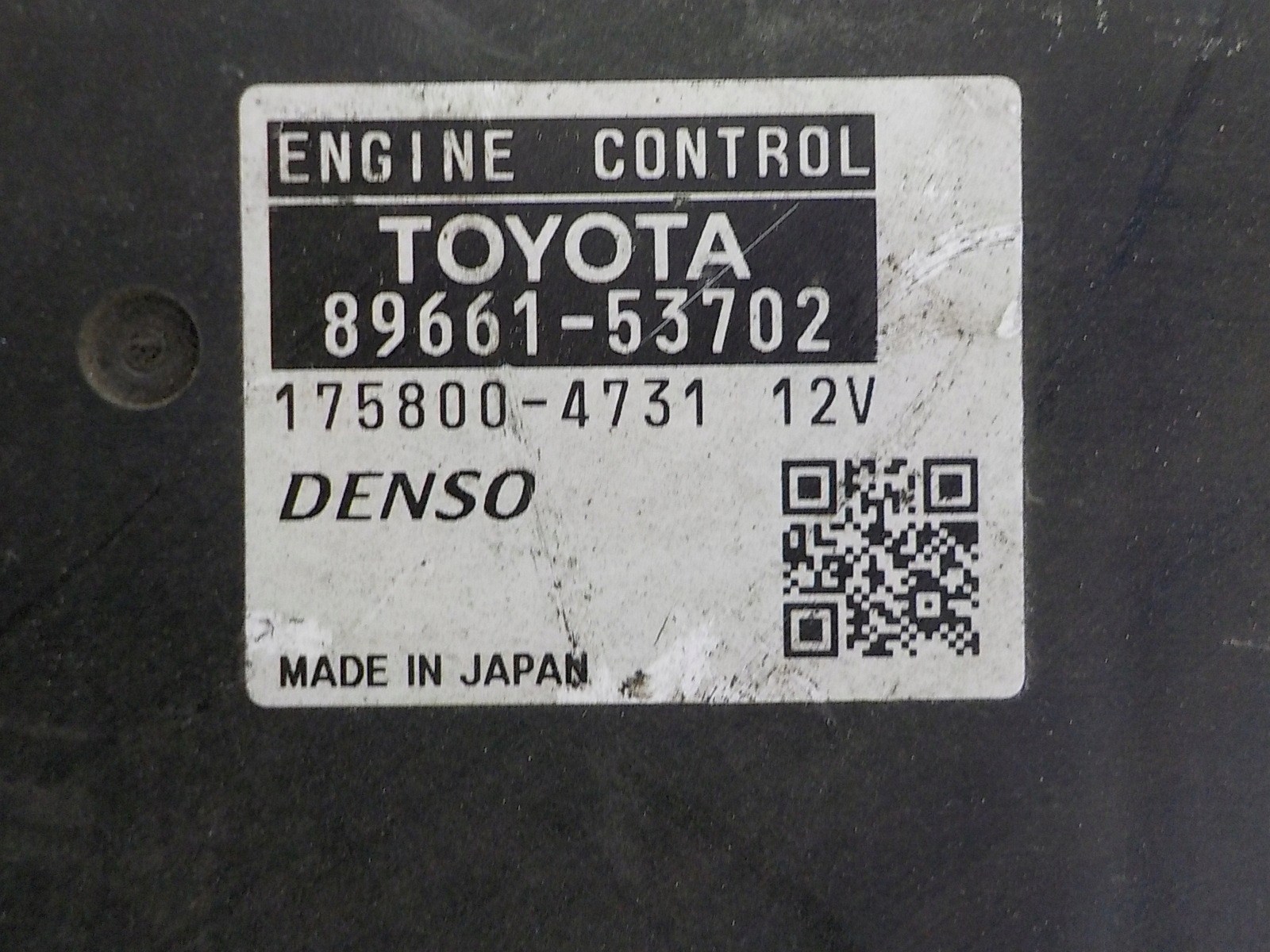 LEXUS IS II 2.2 D computer control unit 89661-53702 175800-4731