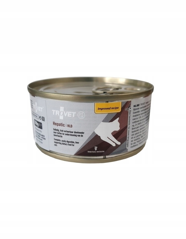 Levně Mokré krmivo pro kočky Trovet jehněčí bez cukru 100 g Hld Hepatic